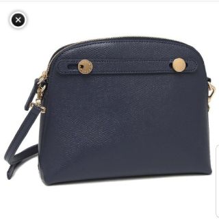 フルラ(Furla)の美品　2回使用　フルラ　パイパー　バッグ　ネイビー(ショルダーバッグ)