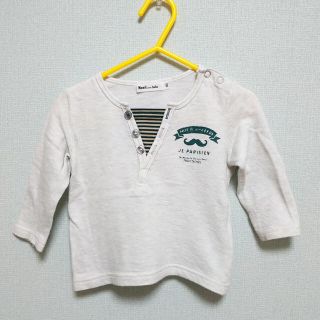 ベベ(BeBe)のBeBe 長袖Tシャツ  80センチ(Ｔシャツ)