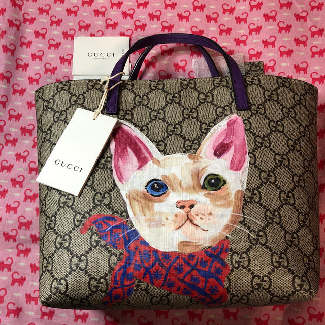 Gucci - グッチ（GUCCI）⭐️トートバッグ 猫 チルドレンズ