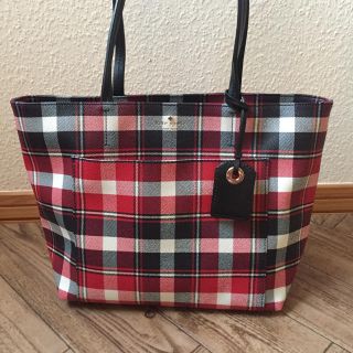 ケイトスペードニューヨーク(kate spade new york)の最終値下げ kate spade ケイトスペード トートバッグ チェック(トートバッグ)