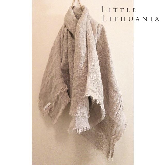 nest Robe(ネストローブ)のLittle Lithuania✨リトル・リトアニア 麻100% ストール レディースのファッション小物(ストール/パシュミナ)の商品写真