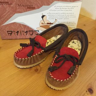 ビームス(BEAMS)のAMIMOC♡新品未使用♡本革(ローファー/革靴)