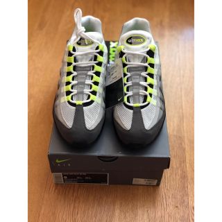 ナイキ(NIKE)のAir max 95 og neon 27cm イエロー nike(スニーカー)