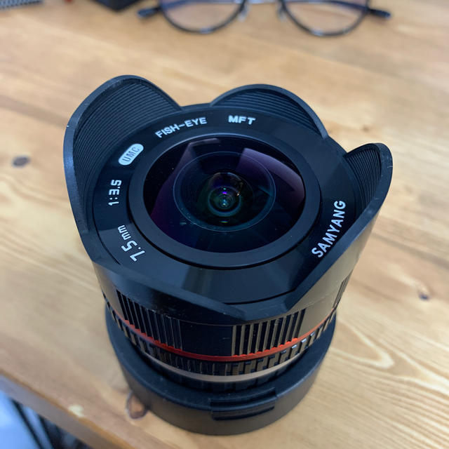 Samyang 7.5mm F3.5 fish-eye MFT レンズ(単焦点)