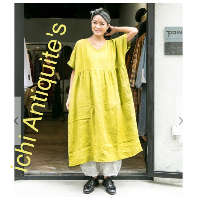 ichi Antiquite's リネンワンピース ブラック BARGAIN www.cvi.med.br