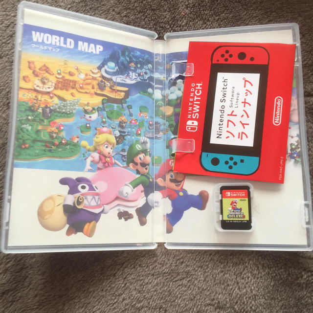 Nintendo Switch(ニンテンドースイッチ)のニンテンドースイッチ スーパーマリオ デラックス エンタメ/ホビーのゲームソフト/ゲーム機本体(家庭用ゲームソフト)の商品写真
