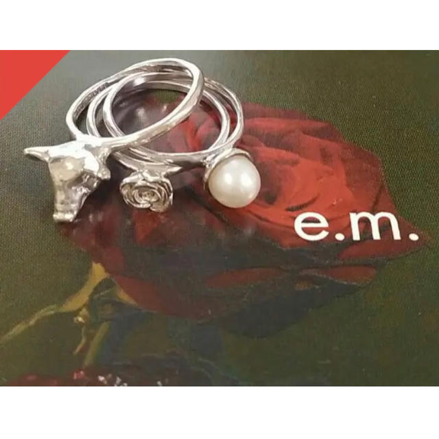 e.m.(イーエム)のe.m.3連リング レディースのアクセサリー(リング(指輪))の商品写真