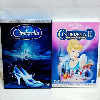 シンデレラ(シンデレラ)のディズニー♡シンデレラ＆シンデレラ２ DVDセット(キッズ/ファミリー)