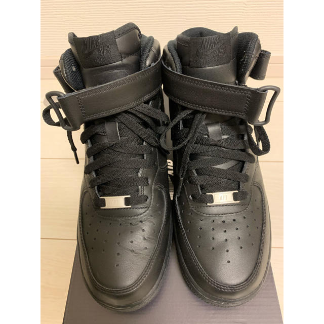 【美品26.5cm】NIKE AIR FORCE 1 MID BLACK 1