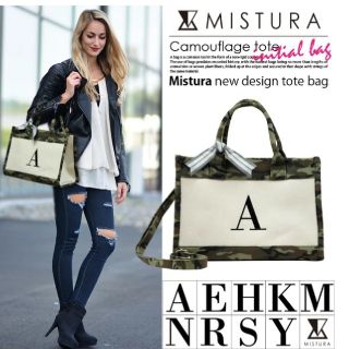 ☆MISTURA 迷彩柄限定モデル イニシャルトート新品タグ付き☆(トートバッグ)