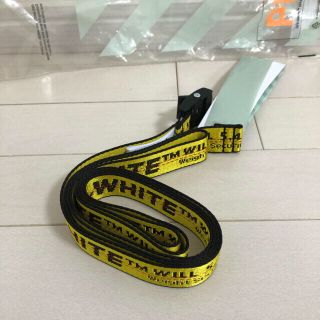 オフホワイト(OFF-WHITE)の【KD88様専用】200cm off-white インダストリアル　ベルト(ベルト)