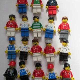 レゴ(Lego)のＬＥＧＯ　レゴ　ミニフィグ 　サッカー選手　18体　 #44(知育玩具)