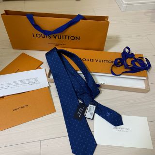 ルイヴィトン(LOUIS VUITTON)のルイヴィトン ネクタイ メンズ クラヴァット モノグラム タグ ヴィトン　未使用(ネクタイ)