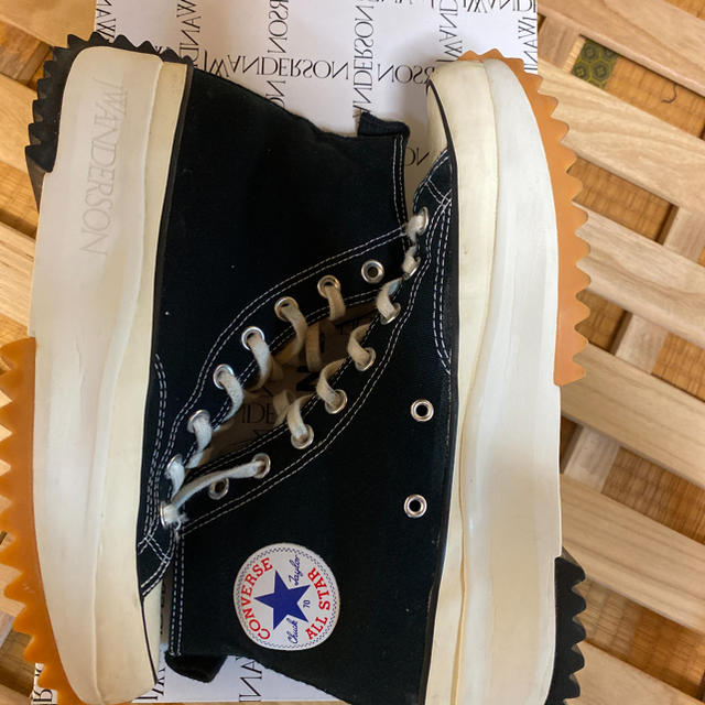 J.W.ANDERSON(ジェイダブリューアンダーソン)のconverse JWANDERSON run star hike hi 黒 メンズの靴/シューズ(スニーカー)の商品写真