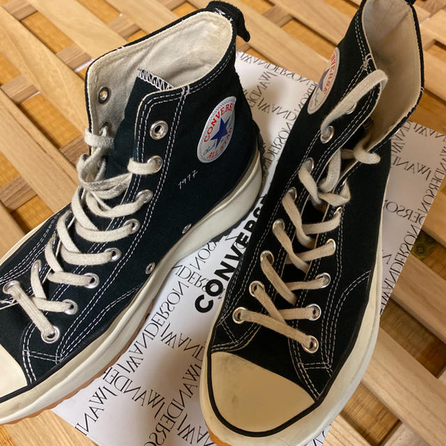 J.W.ANDERSON(ジェイダブリューアンダーソン)のconverse JWANDERSON run star hike hi 黒 メンズの靴/シューズ(スニーカー)の商品写真