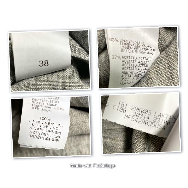 BRUNELLO CUCINELLI(ブルネロクチネリ)のスピカ様 18ss ブルネロクチネリ リバーシブル スプリング コート 38 レディースのジャケット/アウター(スプリングコート)の商品写真