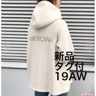 アメリカーナ(AMERICANA)のAMERICANA × aquagirl 新品 19AW テントラインパーカー (パーカー)