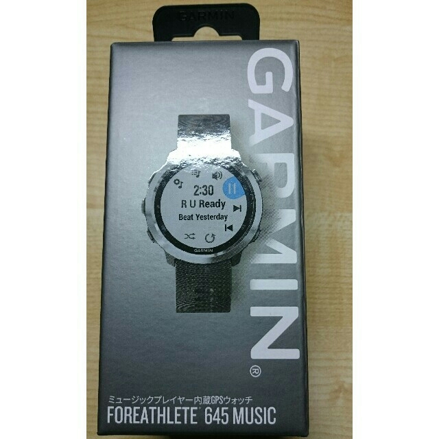 GARMIN(ガーミン)のGARMIN Foreathlete 645 MUSIC Black 新品未使用 スポーツ/アウトドアのランニング(その他)の商品写真