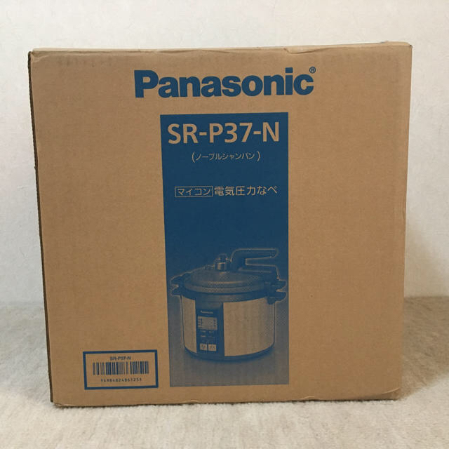 【国内配送】 Panasonic - Panasonic マイコン電気圧力なべ SR-P37 調理機器