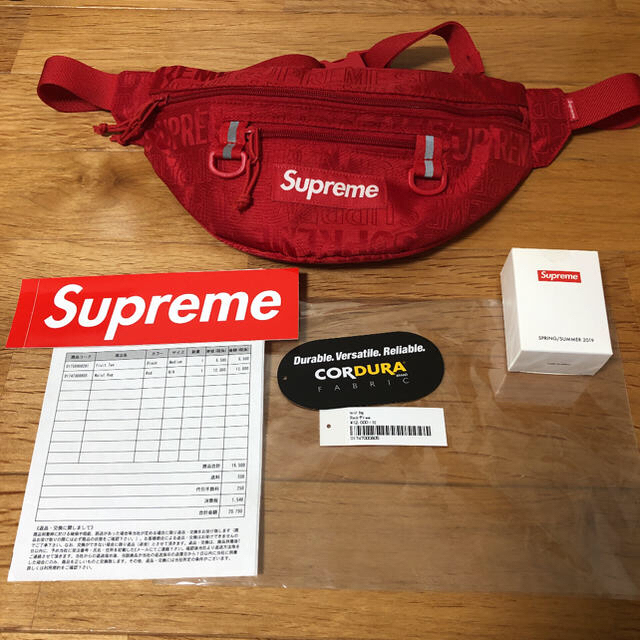 Supreme(シュプリーム)の美品 Supreme Waist Bag ウエストバッグ 19ss ショルダー メンズのバッグ(ウエストポーチ)の商品写真