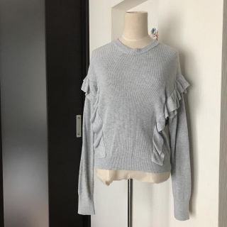 ダブルクローゼット(w closet)の可愛い★w closetフリルニット(ニット/セーター)