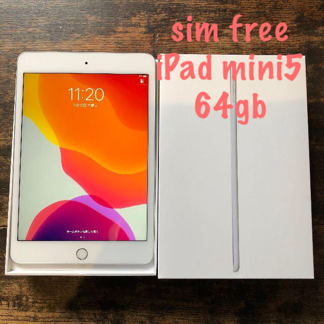 ⑪ SIMフリー iPad mini5 wifi 64gb