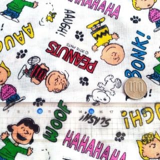 スヌーピー(SNOOPY)のoridy様専用☆50×50☆ダブルガーゼ☆はぎれ☆SNOOPY(生地/糸)