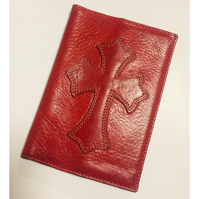 Chrome Hearts(クロムハーツ)のクロムハーツ パスポートケース RED メンズのファッション小物(名刺入れ/定期入れ)の商品写真