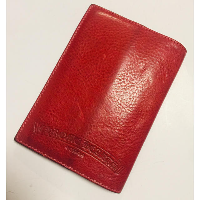 Chrome Hearts(クロムハーツ)のクロムハーツ パスポートケース RED メンズのファッション小物(名刺入れ/定期入れ)の商品写真