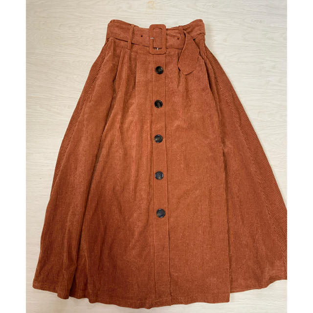GRL(グレイル)のコーデュロイロングスカート レディースのスカート(ロングスカート)の商品写真