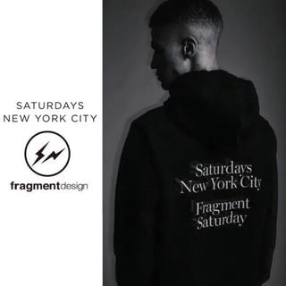 フラグメント(FRAGMENT)の希少 SATURDAYS NYC FRAGMENT コラボ パーカー フーディー(パーカー)