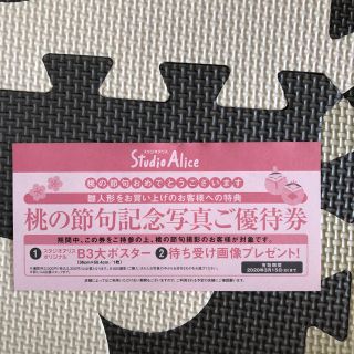 スタジオアリス優待券(その他)