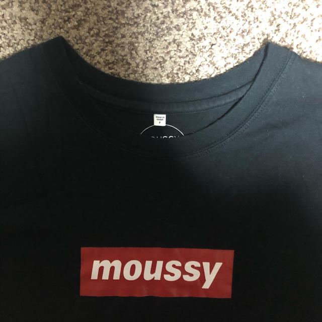 moussy(マウジー)のmoussy/ボックスロゴロンT レディースのトップス(Tシャツ(長袖/七分))の商品写真