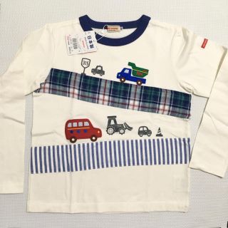 ミキハウス(mikihouse)のミキハウス 130 働く車 長袖Ｔシャツ(Tシャツ/カットソー)