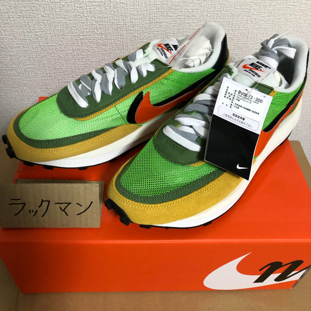 sacai(サカイ)のsacai × NIKE LDワッフル green / orange メンズの靴/シューズ(スニーカー)の商品写真