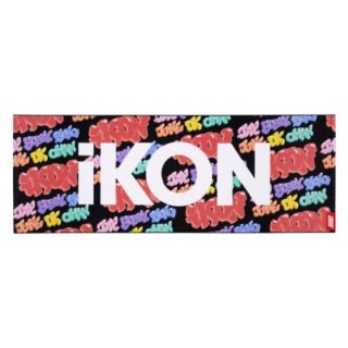 アイコン(iKON)のiKON FAN MEETING 2019グッズスポーツタオルBLACKブラック(K-POP/アジア)