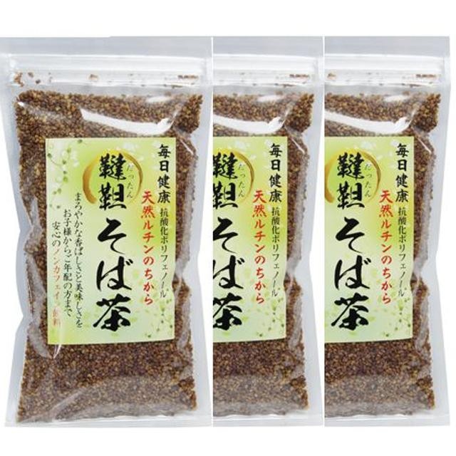 韃靼そば茶　3袋セット　天然ルチンを豊富に含む韃靼(だったん)そば100% 食品/飲料/酒の健康食品(健康茶)の商品写真