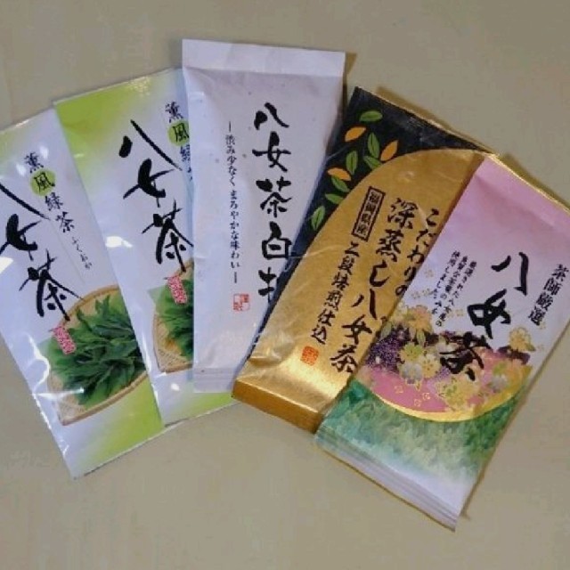 八女茶 福岡 煎茶 白折 深蒸茶 緑茶 詰め合わせ 食品/飲料/酒の飲料(茶)の商品写真