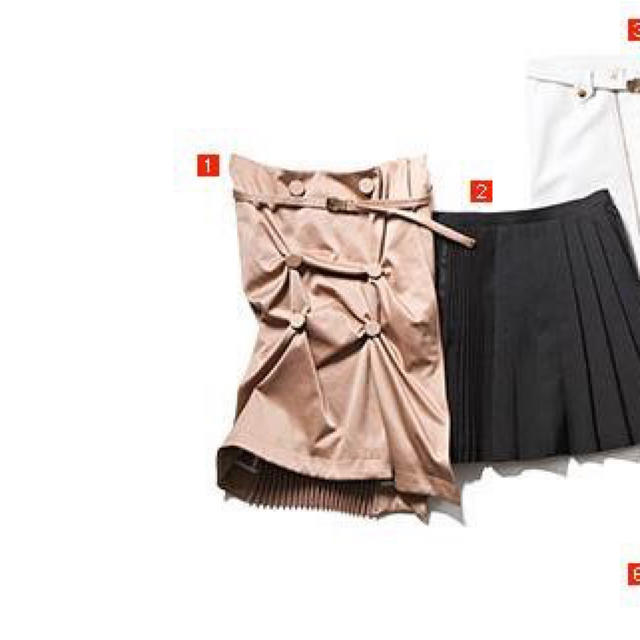 Ameri VINTAGE(アメリヴィンテージ)のcleana トレンチプリーツスカート レディースのスカート(ひざ丈スカート)の商品写真