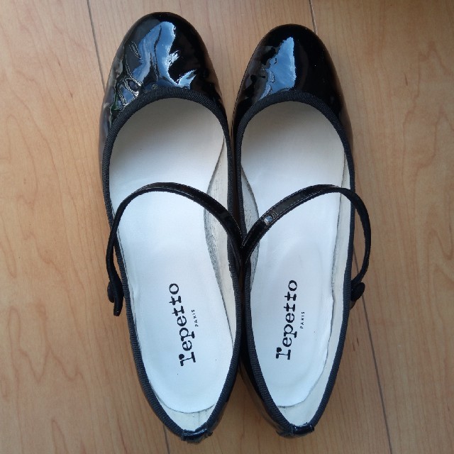 repetto(レペット)のRepetto　黒バレーシューズ　 レディースの靴/シューズ(バレエシューズ)の商品写真