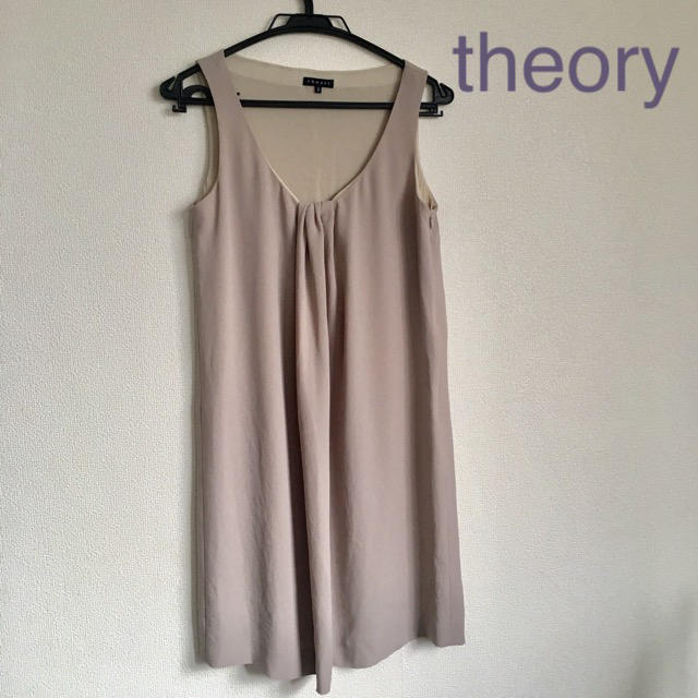 theory(セオリー)のセオリー☆ドレスワンピース☆シルク定期¥38,000 レディースのワンピース(ミニワンピース)の商品写真