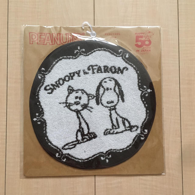 SNOOPY(スヌーピー)の新品  スヌーピー & ファーロン  ミニタオル 2枚セット レディースのファッション小物(ハンカチ)の商品写真