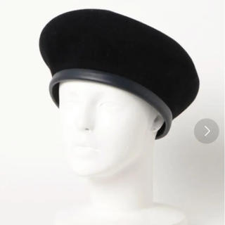 カシラ(CA4LA)のLa Maison de Lyllis ベレー帽　キャスケット　ブラック(キャスケット)