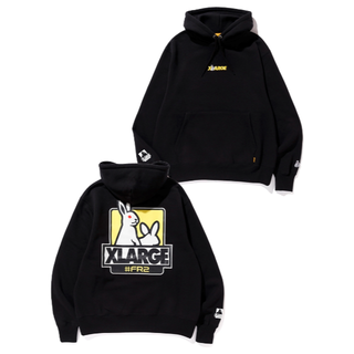 エクストララージ(XLARGE)の【未使用品】【XLARGE×#FR2】Fxxk Icon Hoodie【M】(パーカー)