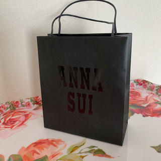 アナスイ(ANNA SUI)のアナ スイ　黒シンプルショッパー(ショップ袋)