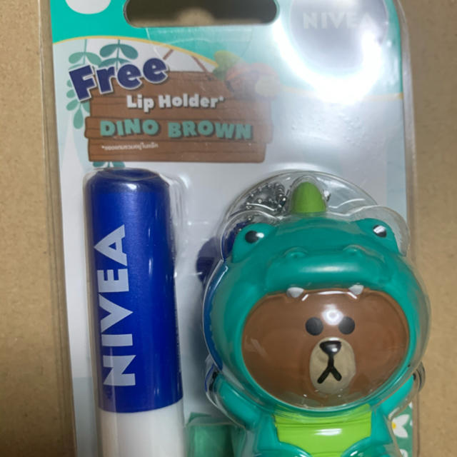 ニベア(ニベア)のNIVEA×LINE FRIENDS リップクリーム &ホルダー コスメ/美容のスキンケア/基礎化粧品(リップケア/リップクリーム)の商品写真