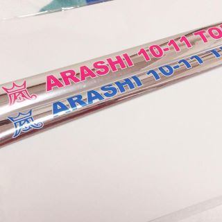 アラシ(嵐)の嵐 10-11 (風景) ロゴ 銀テープ 2本セット(男性アイドル)