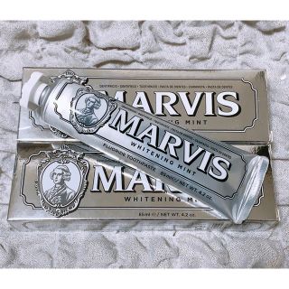 マービス(MARVIS)のMARVIS ホワイトミント85ml✖️2本(歯磨き粉)