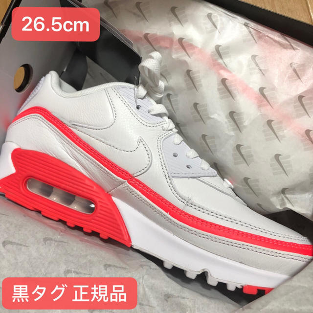 エアマックス97UNDEFEATED × NIKE AIR MAX 90 26.5レッド