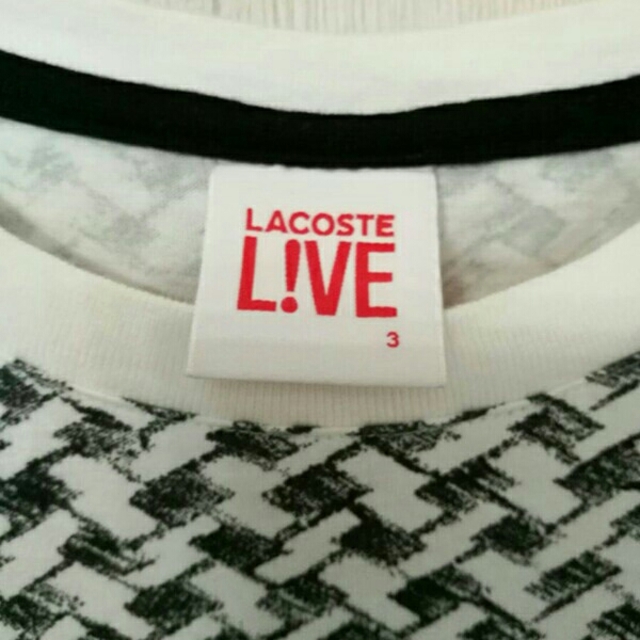 LACOSTE L!VE(ラコステライブ)のラコステ　LACOSTE　Ｔシャツ　半袖 メンズのトップス(Tシャツ/カットソー(半袖/袖なし))の商品写真